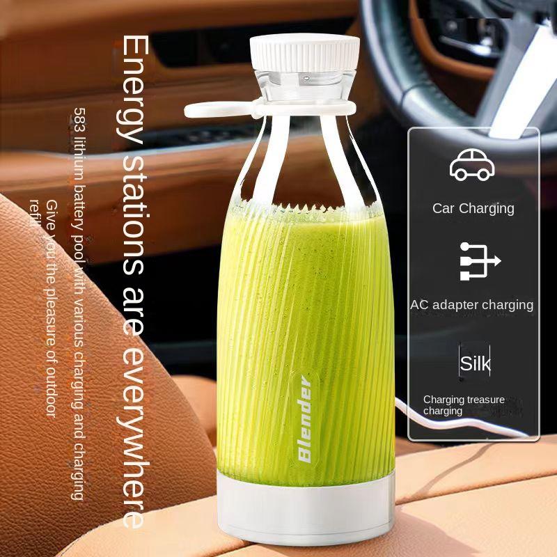 Portable Wireless Blender Electric Fruit Juicer Machine For Orange Ice Crushing 6 Blade Auxiliary Food Machine 1500mA Mixer