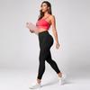 High-Waisted Seamless Yoga Pants Women Quick-Dry Stretch Leggings With Flared Cuff Running Gym Workout Tights