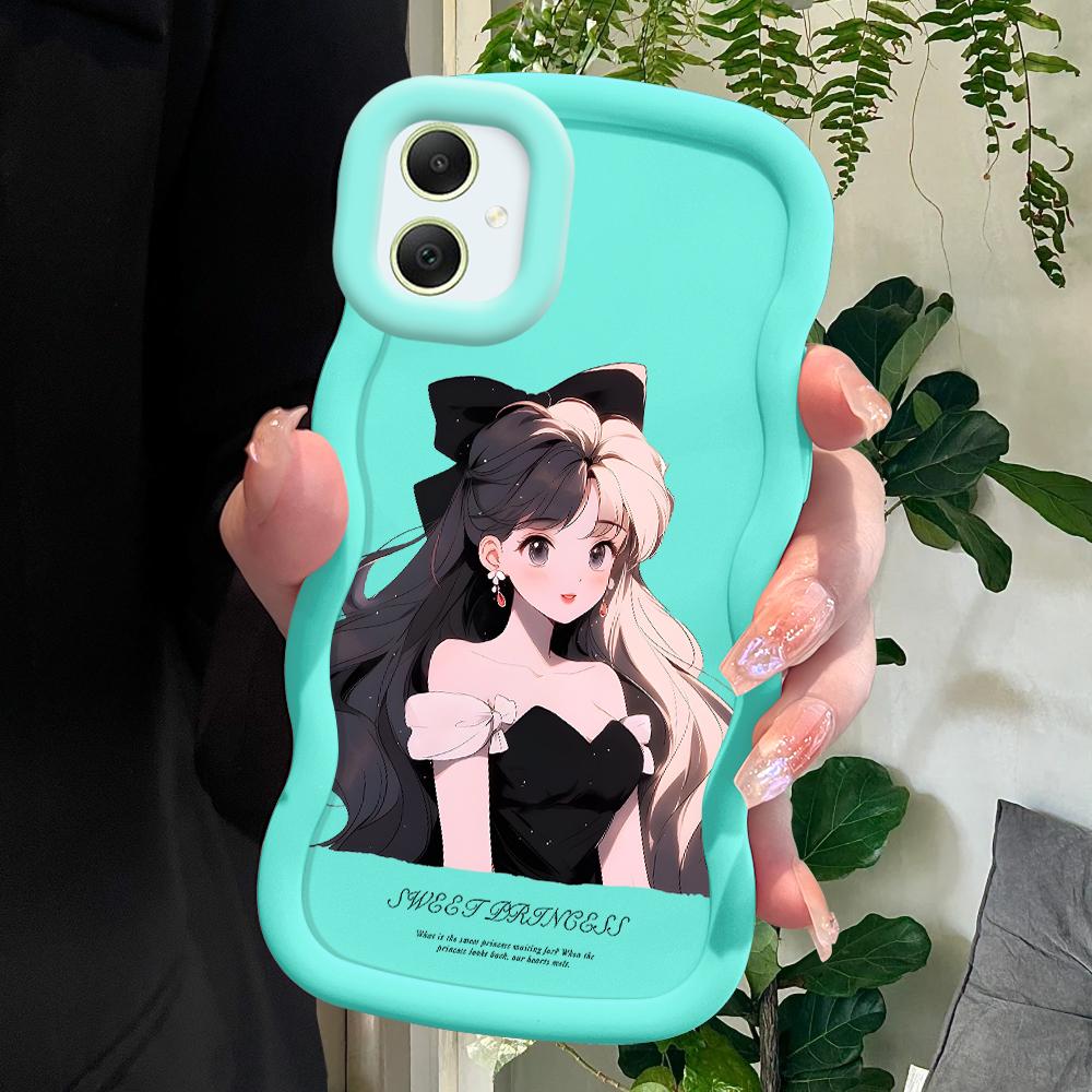 Ładna dziewczyna miękka obudowa telefonu do Samsung Galaxy A52 A73 A12 A11 S24 Ultra 5G S23 S22 S21 S20 FE Wave Edge odporna na wstrząsy ochronna gumowa obudowa