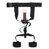 Waist  Belt with Detachable Dildo Handcuff Leather Harness Penis Holder Bondage Chastity Forced Orgasm Belt for Dildo Women