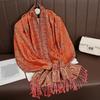 Bohemia Pashmina Hijab Scarf Long Muslim Cashmere Shawl Female Foulard Soft Turban Head Wraps For Women Headband Luxury