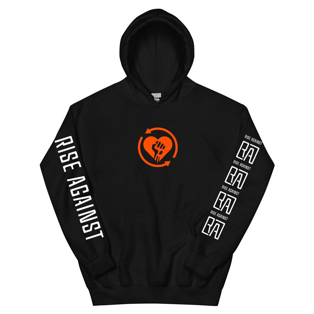 2025 Heartfist RA Printing Hoodies RISE AGAINST RICOCHET Album Sweatshirt Langarm Tasche Unisex Streetwear Herrenbekleidung Top