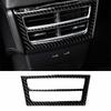 Carbon Fiber Vinyl Rear Air Outlet Vent Frame Trim For Tesla Model X S 2012-