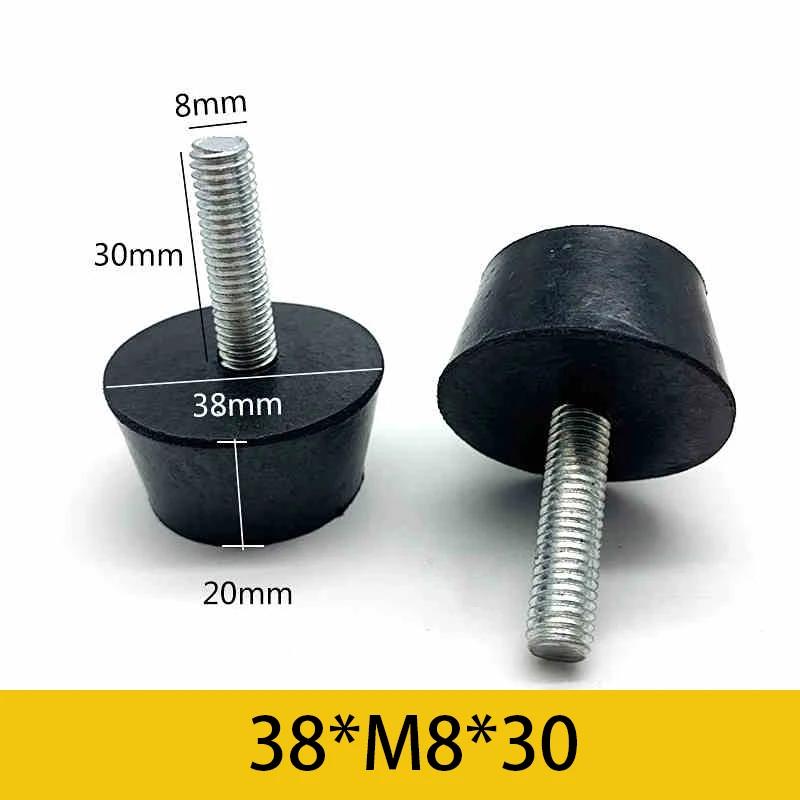 10Pcs Rubber Adjustable Feet Pad With Screw M6 M8 M10 Table Chair Balck Leveling Foot Pad Furniture Leg Anti-shock Protection