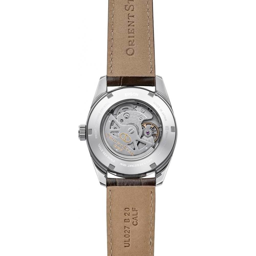 Orient Star Men S Automatic Watch Contemporary Date Beige Rk Au0113y