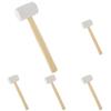 M&M Wooden Handle Rubber Hammer, White, 1 Pack (x 5)