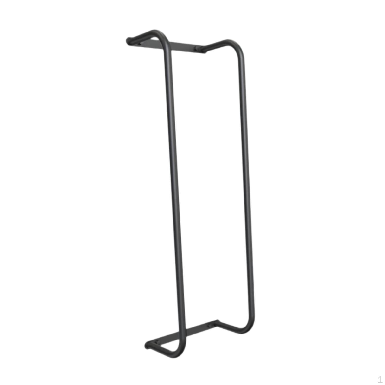 

Держатель для полотенец для ванной комнаты для настенного монтажа, органайзер для полотенец и мочалок Round Corner Black