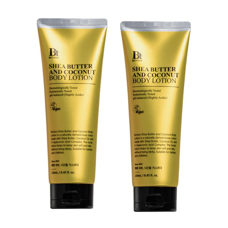 

Benton Shea Butter & Coconut Body Lotion 250ml × 2