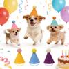 6pcs Pet Party Hat Colorful Mini Party Hats for Stuffed Animals Pet- Assorted Birthday Hats for Doll Dogs Cats Rabbits Puppies
