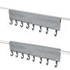 Caravan Storage Rack Hook Rail with Keder Piping RV Camping Coat Hook Rack for Motorhome Keder Piping Rail Strip Tent Roof Poles