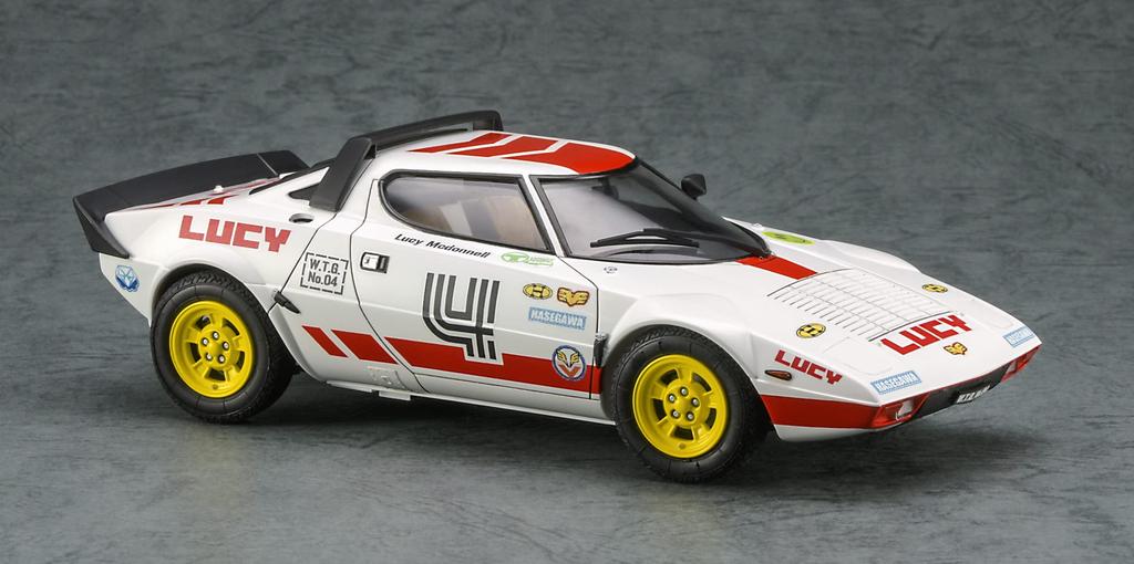 Hasegawa Wild Egg Girls Lancia Stratos Lucy McDonnell Plastic Model SP528 1/24 No.04 w/Figure