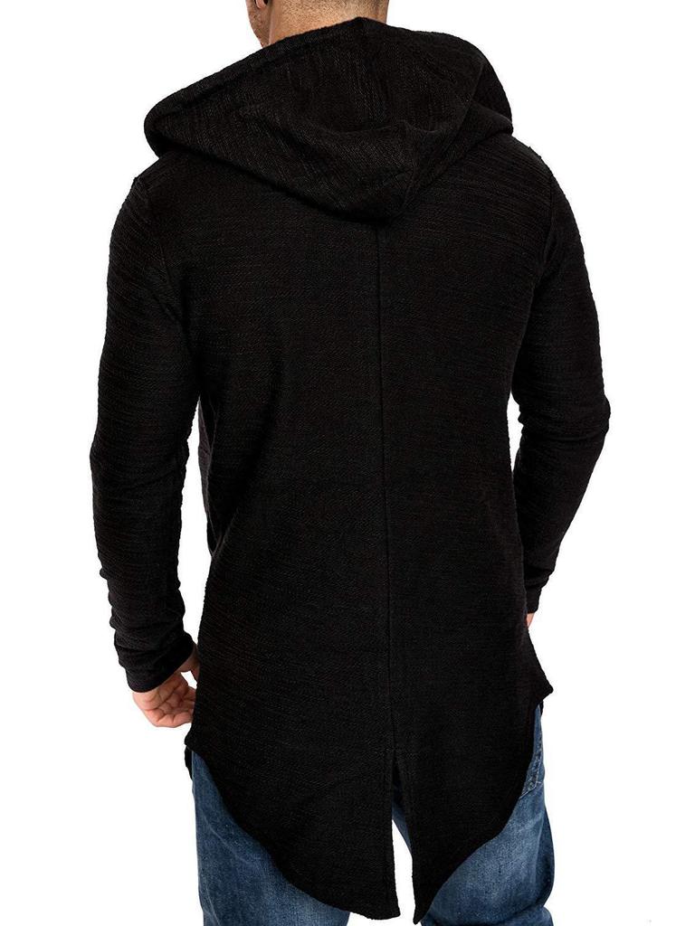 Men's Hooded Zip-Up Cardigan Jacket