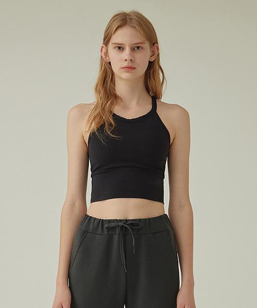 Reina Mora Essential Crop Tank Black 2-44-55 (T543)