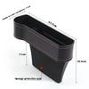 PU Leather Car Seat Gap Filler Storage Box Multifunction Durable Car Crevice Pocket Large Capacity Auto Seat Slit Card Pocket