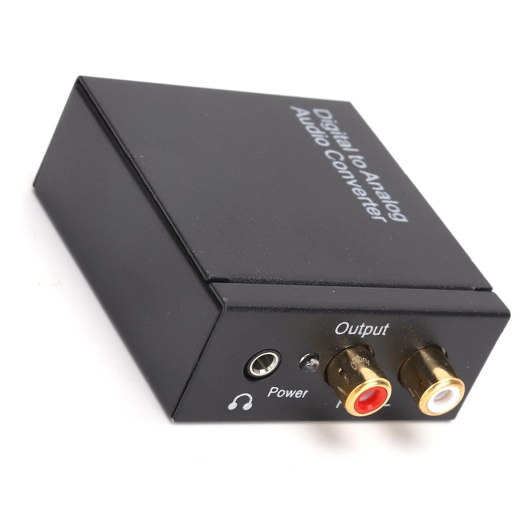 3.5mm Audio Adapter Digital Optical Coaxial To Analog RCA L R Converter for Home Professional Audio Switching(Host USB