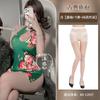 Sex Underwear Split-ended Sleeveless Printed Cheongsam Slim and Thin Sexy Uniform People Cheongsam Sex Clothes