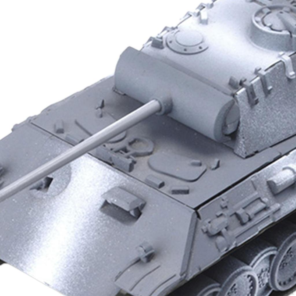 1/72 Tank Model Puzzle Miniature Building Kits DIY Assemble Tabletop Decor Collectible Battle
