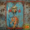 Vintage Circus Art Metal Tin Sign  Perfect Tin Wall Art for Home Café  Bedroom