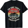 Vintage Retro Lustig Motorradfahrer Therapie Biker Geschenk T-Shirt