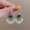 Beaded Ethnic Style Earrings Hook Piercing Exaggerated Tassel Earrings  Hipster