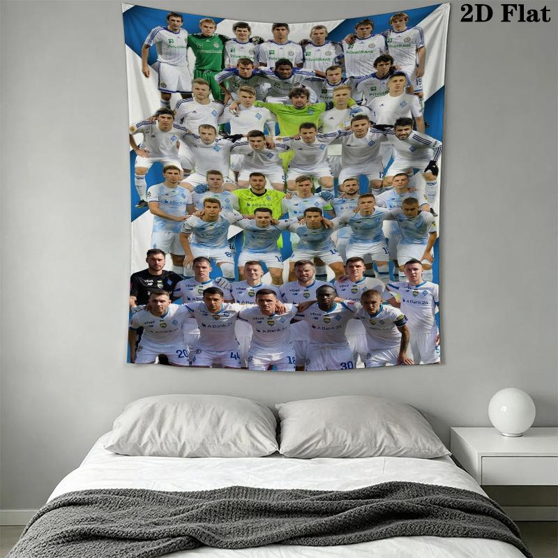 FC Dynamo Moscow Wall Tapestry Aesthetic Wall Hanging Printed Fabric Blanket Decorative Tapestries for Bedroom Living Room Home Decor