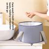 Cadă de călătorie pliabilă pentru picioare: Design portabil, izolat, extra-adânc pentru acoperirea gambelor; Soluție multifuncțională pentru baie de picioare acasă.