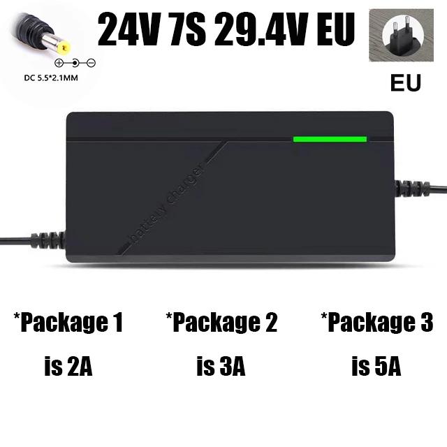 12V 24V 36V 48V 60V 72V Charger Lithium Li-ion Battery Pack 12.6V 29.4V 42V 54.6V 67.2V 84V  Smart Fast Charging Plug Charger