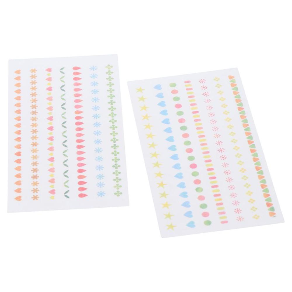 Washi Paper Cute Stickers Multicolored Aesthetic Stickers Decorative Stickers Stickers  for DIY