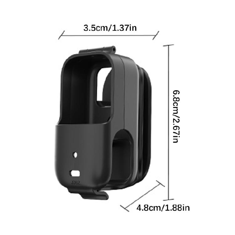 Shockproof ABS Camera Hat Clip Mount Adjustable Angle Adjustment For OsmoNano Camera Hat Clip Quick Release Buckle