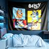 Bluey Print Tapestry, Lightweight Wall Hanging, for Bedroom, Dorm, Living Room, Home Art Decor, Birthday Christmas Gift for Friends