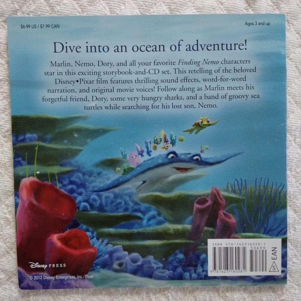 [USED] Foreign Books Disney Read-Along 3-Book Set Storybook and CD