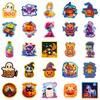50PCS Halloween Graffiti Stickers - Pumpkin, Bat & Castle Designs for DIY Luggage Decor AnimeWorlds Store