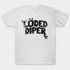 Herr Svart Tryckt T-shirt Loded Diper No-Cut Transferpapper Tryckt Bomulls-T-shirt