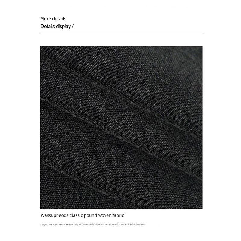 Wassup Heods Trendy Brand Heavyweight Vintage Washed Long-Sleeve T-Shirt Men's Spring and Autumn Loose American-Style Base Shirt