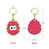 Bamen Bug Club Cartoon Access Control Card Leather Case Keychain Creative Cute Girl Key Pendant Bag Hanging Personalized Gifts