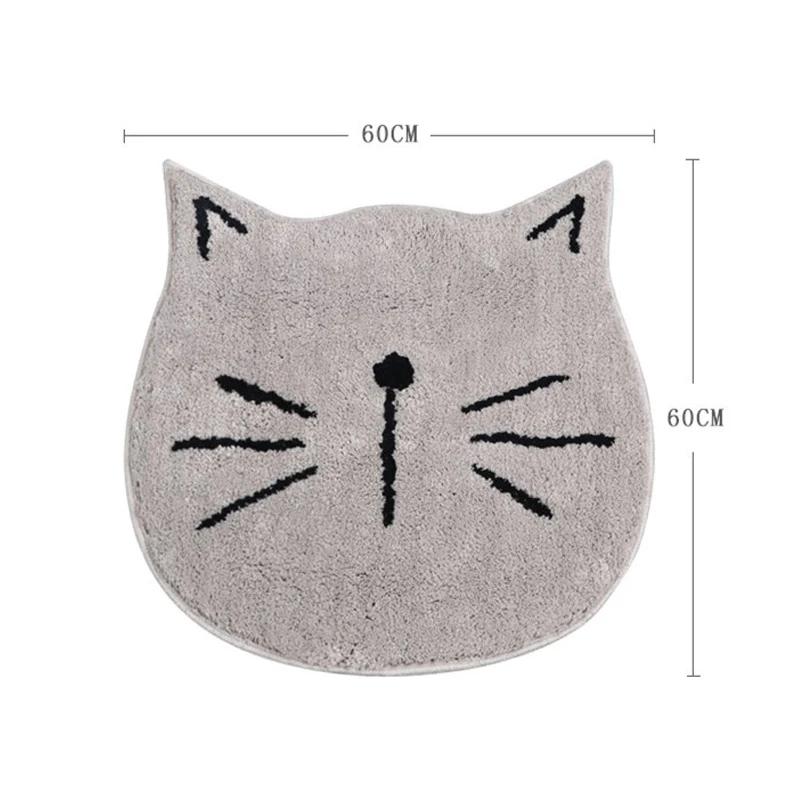 Cartoon Bathroom Mats Soft Living Room Foot Pads Entrance Doormat Water Absorbent Kitchen Floor Rugs Household Anti-slip Carpet