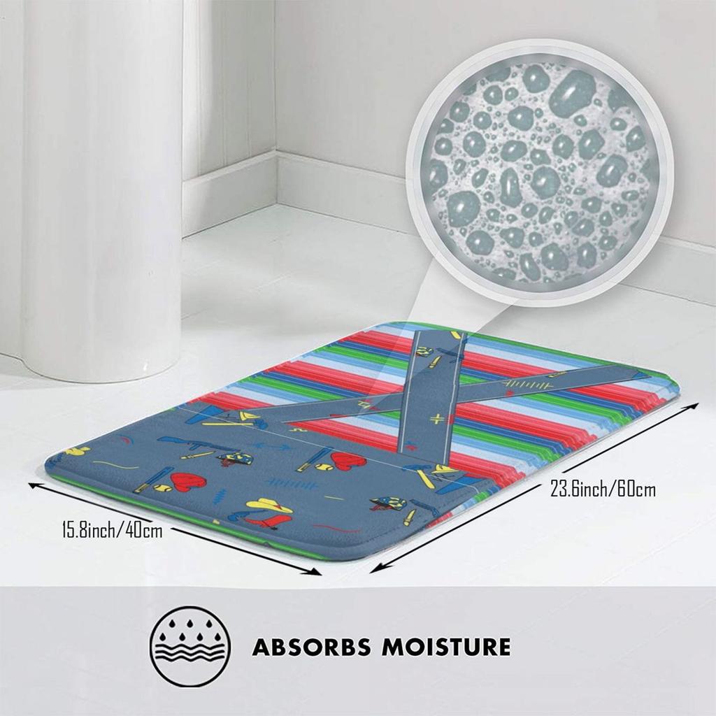 Good Guys Child's Play Chucky - Killer Doll Overalls Non-slip Doormat Water oil proof Carpet Rug for Kitchen Entrance Home Room