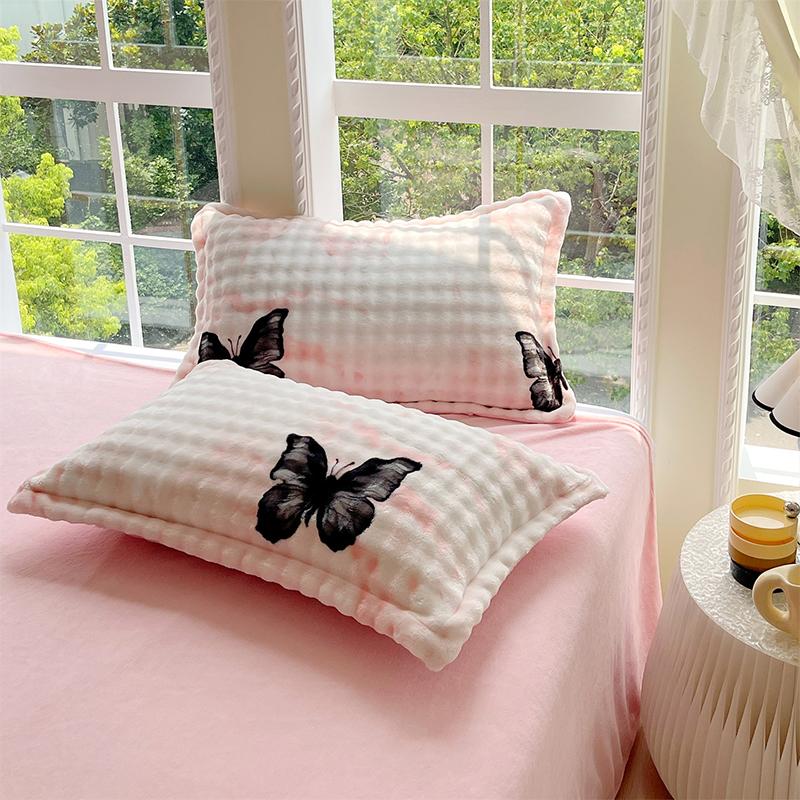 1 Pair Velvet Faux Fur Throw Pillowcase Winter Warm Fluffy Plush Pillow Cover Living Room Sofa Home Decor Pillow Covers