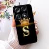 For Motorola Signature 2026 Crown Letter Phone Case For Motorola Signature XT2603-2 Black Silicone Soft Cases Bumpers