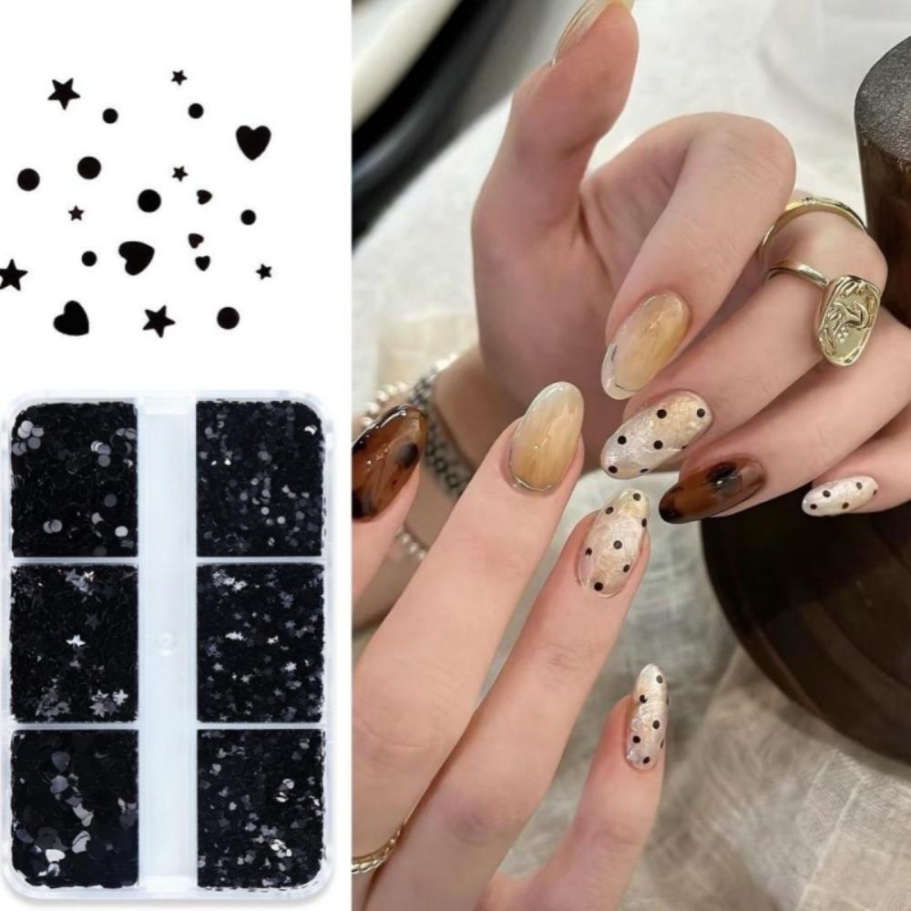 Five-pointed Star Sequins Nail Decorations Colorful Nail Art Decorations Nail Salon