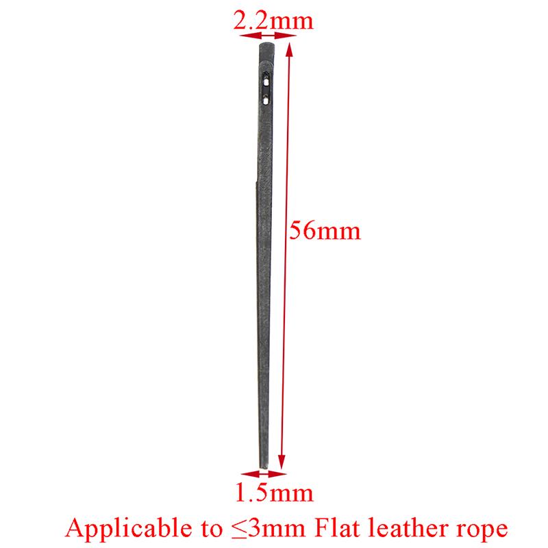 1 Pcs Diy Leather Craft Knitting Needle Double Hole Leather Rope Lace Needle