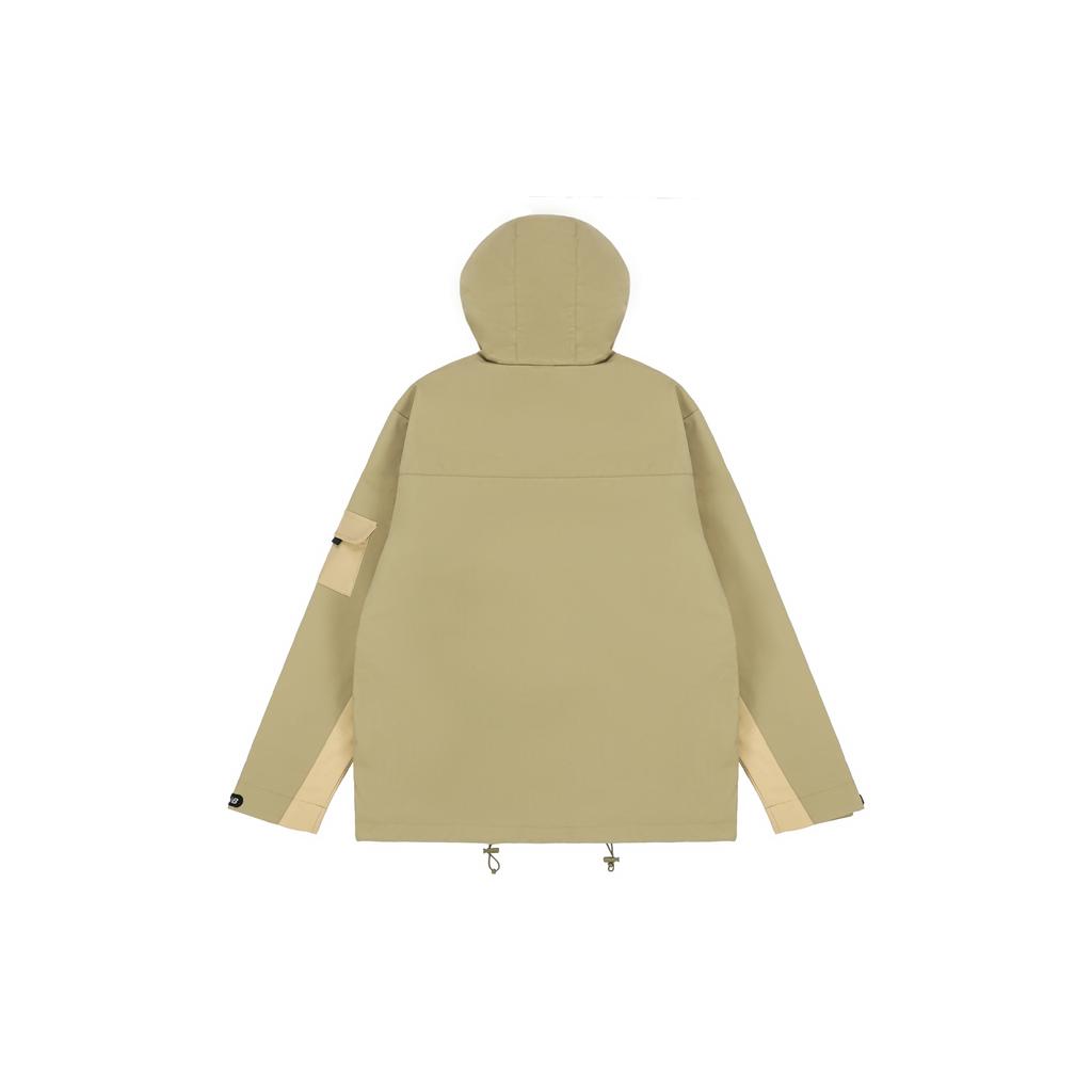 New Balance Men's New Balance Multiple Pockets Woven Hooded Jacket Khaki AMJ21356-TCO