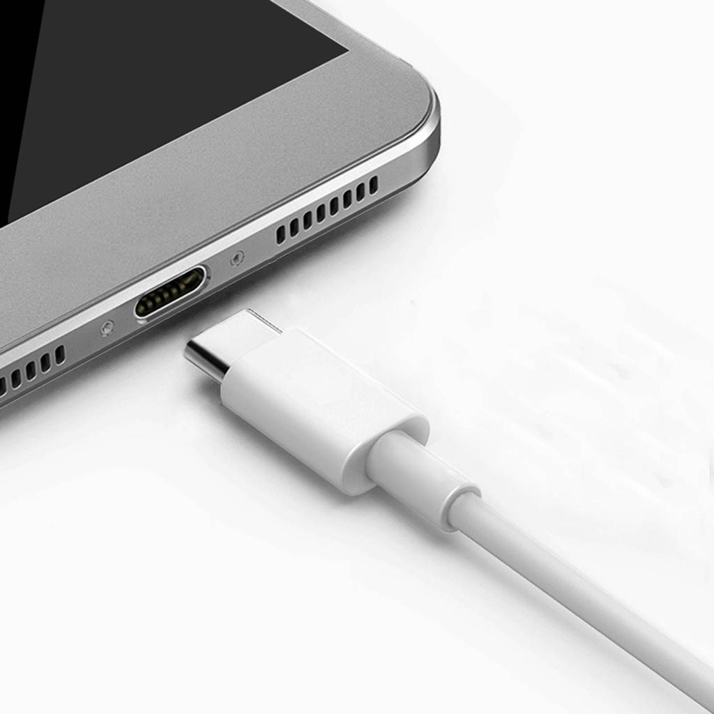 Weißes 1m Datenkabel 5A Typ-C Schnellladekabel für Android für Huawei Honor für Xiaomi Mobiltelefon