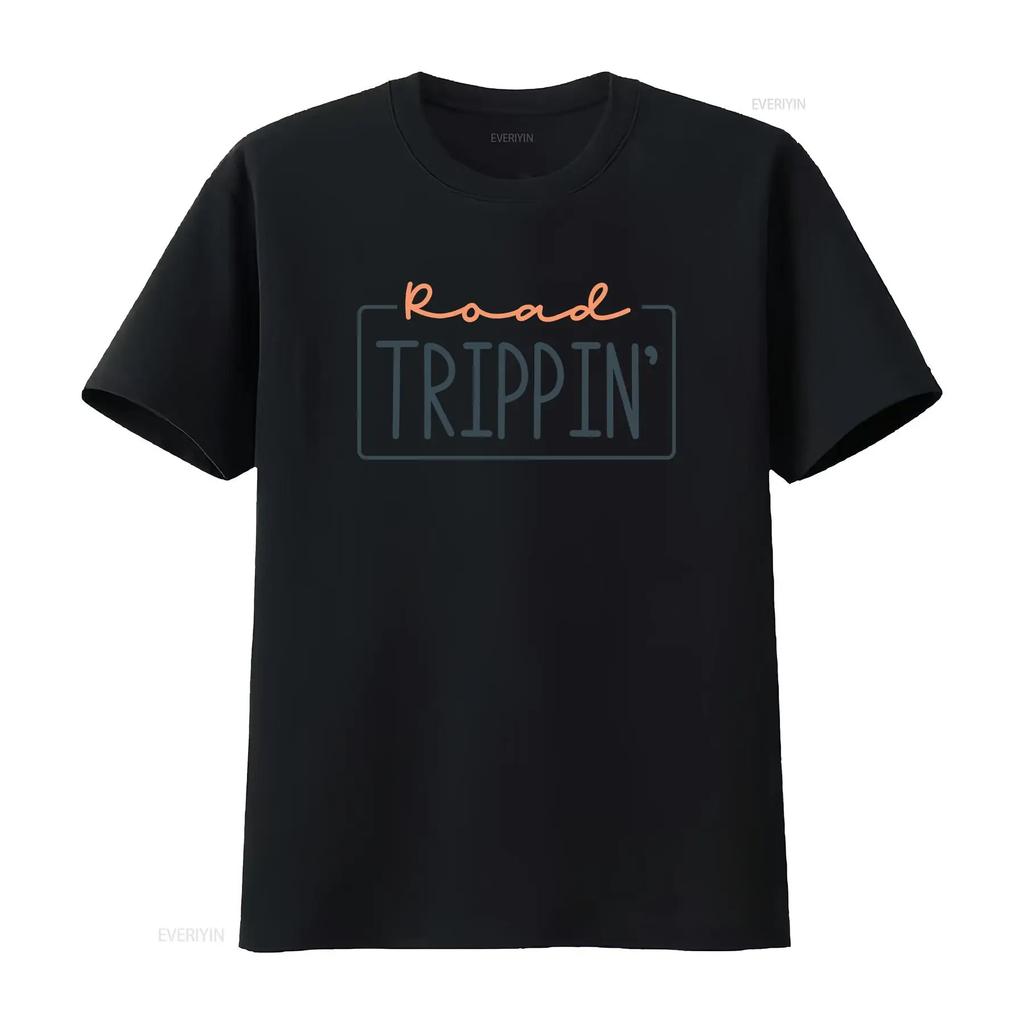 Road tripping shirt Vacation Summer Beach Camping tee trip Traveling Family vintage Washed Breathable Casual Stylish graphic