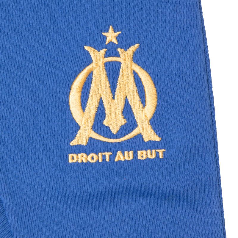 Grey Heather Cotton Jogging Bottoms with Embroidered OM Logo for Children