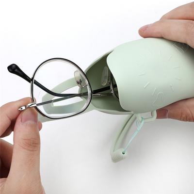 Ultraleichtes Weiches Silikon Brillenetui Mit Handschlaufe Reise Sonnenbrillen Hülle Kratzfest Staubdicht Brillen Schutzhülle