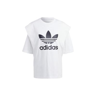 Large Logo Print Sports T-Shirt Women Tops White IC8806