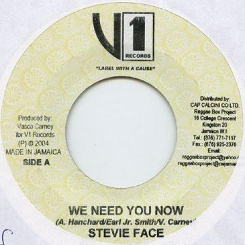 

7inch Record STEVIE FACE / DASIA - We Need You Now / Brand New V1 Records 2004 Jamaica Reggae, Ska & Dub