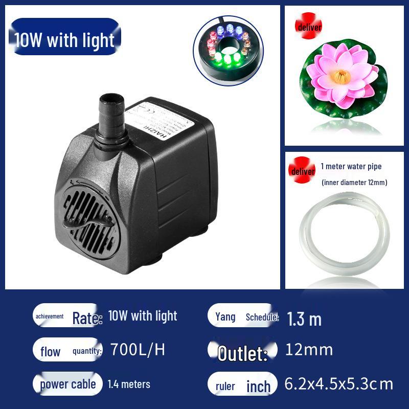 Bonsai Aquarium Leise Wasserpumpe mit Filtration für kleine Teiche