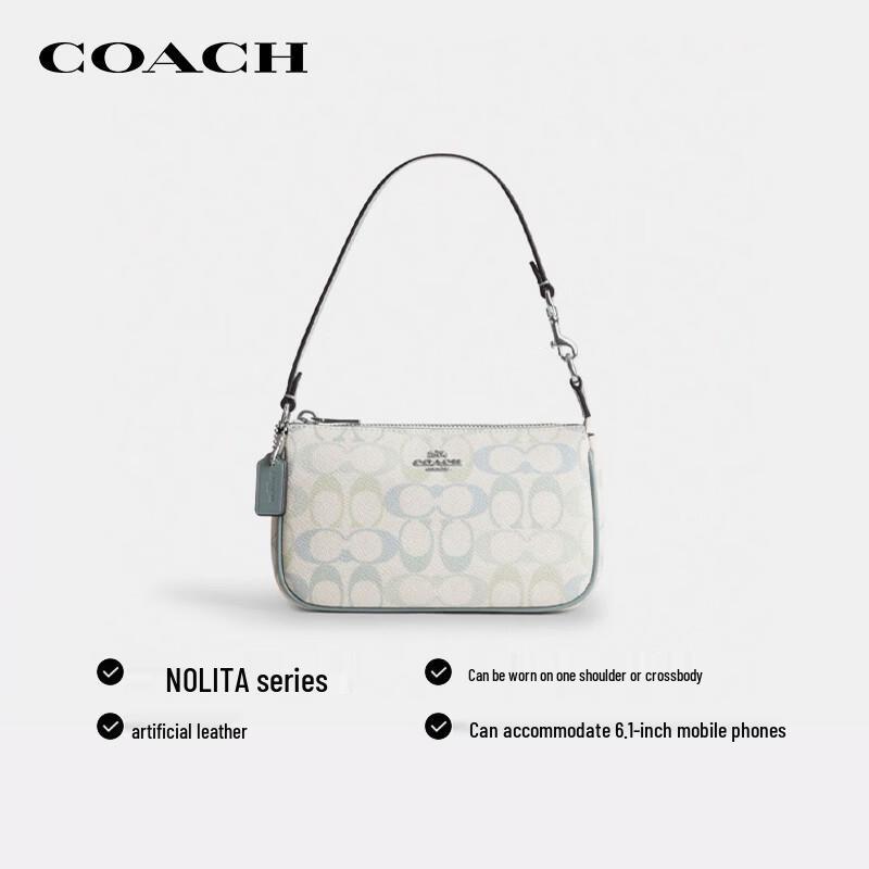 COACH Nolita Floral Print Mini Shoulder Bag